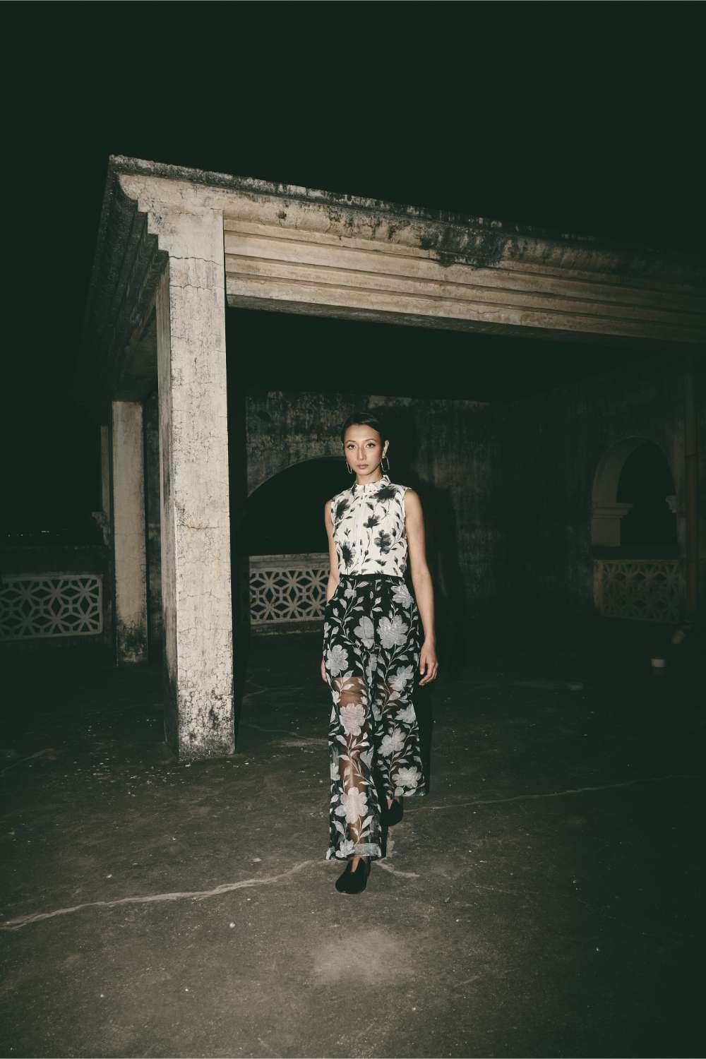 AN Floral Organza Pant