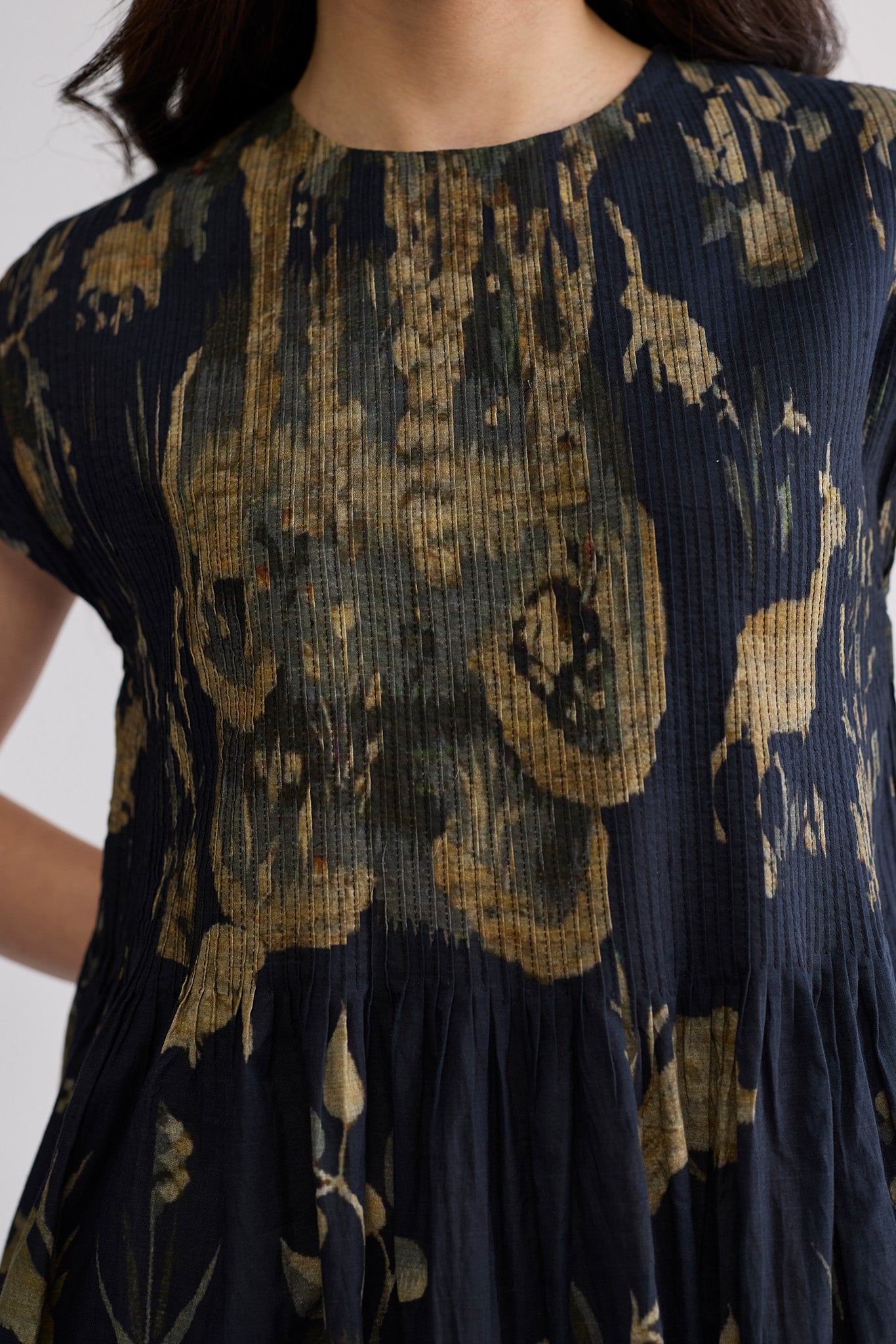 BANYAN PINTUCKS DRESS