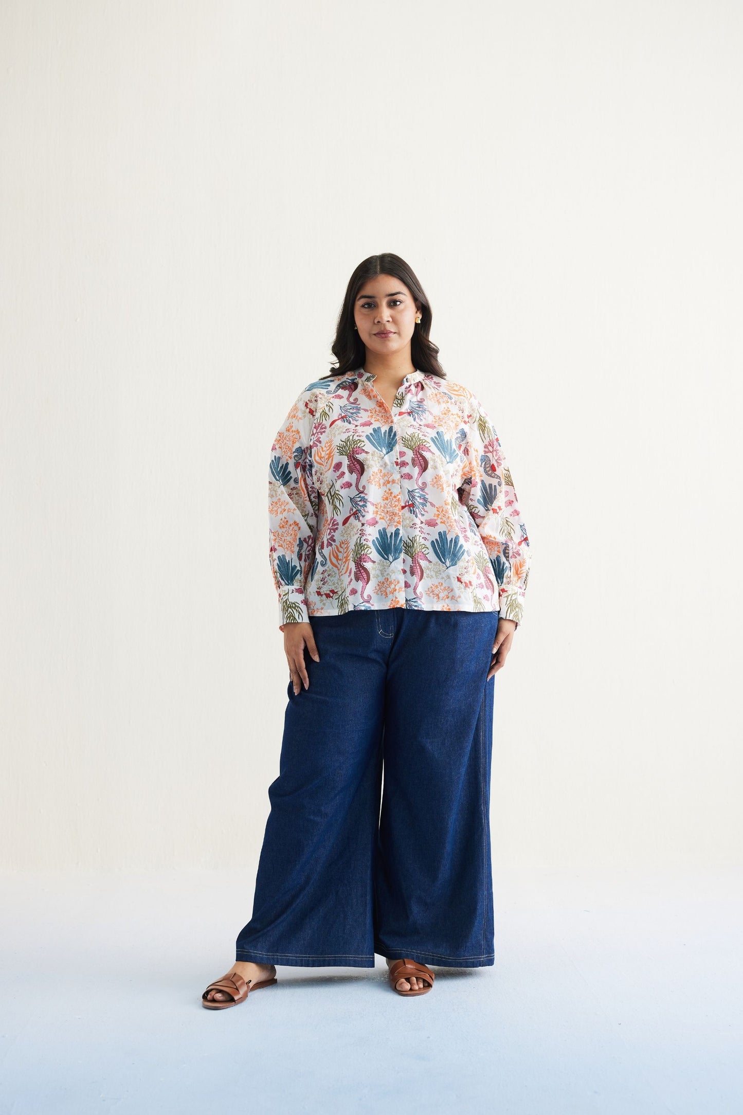 Blooming Reef Lyocell Classic Shirt