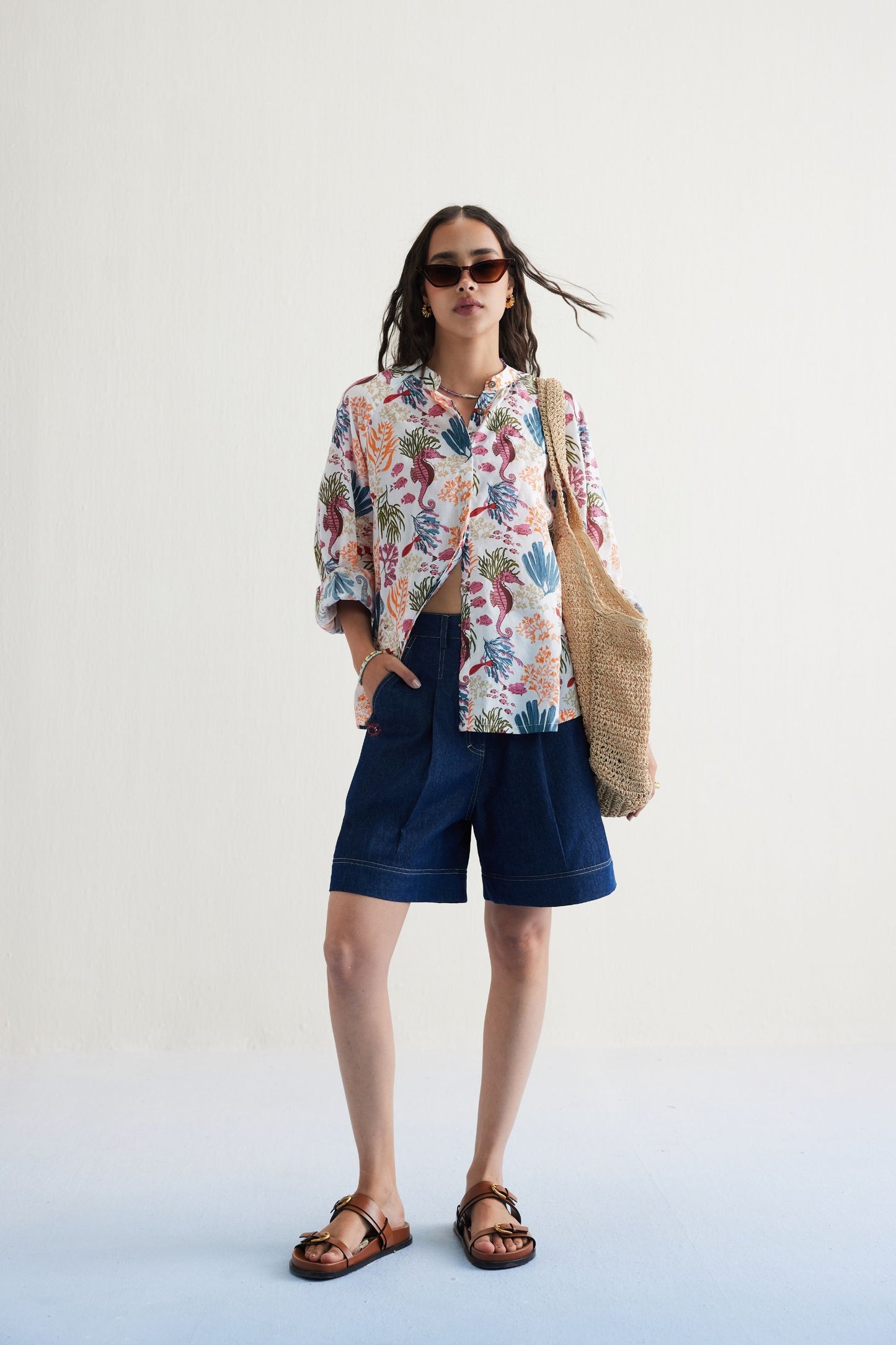 Blooming Reef Lyocell Classic Shirt