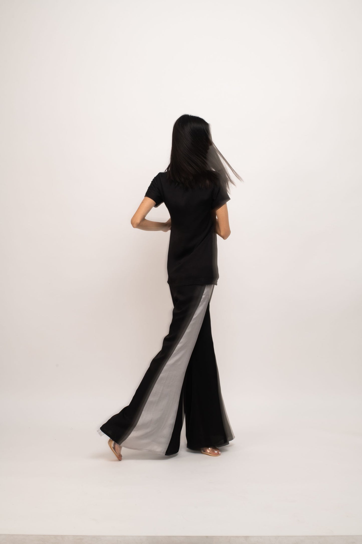 Black-Grey Co-ord Set