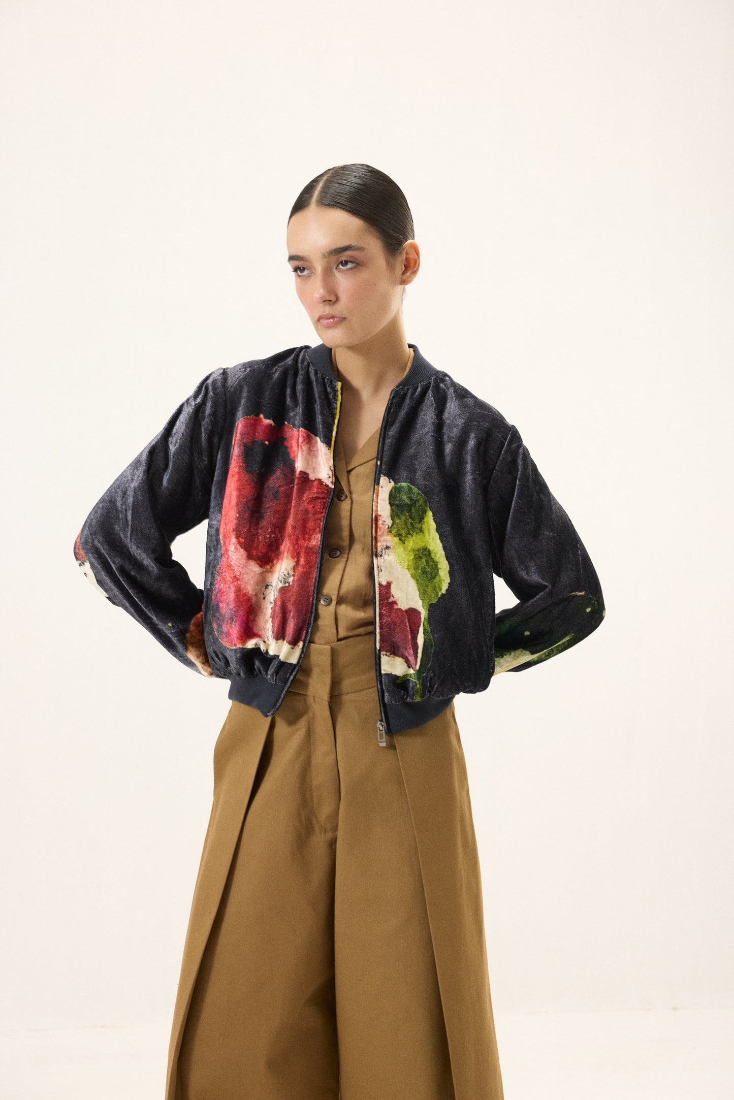 Graphite Bomber Jacket