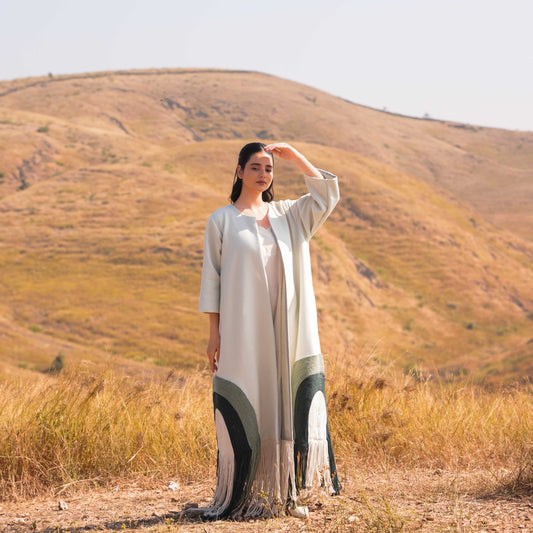 Ethera Dress and Jacket Set - Grey