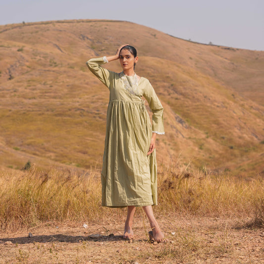 Nicola Dress Pale Green