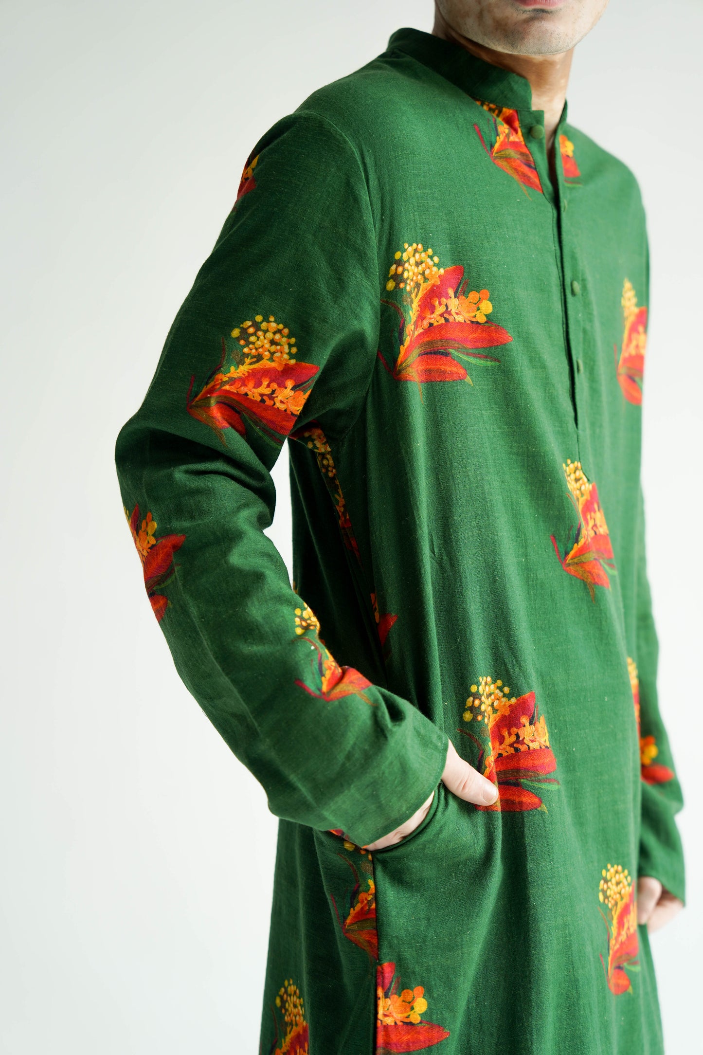 Green Firefly Kurta Set