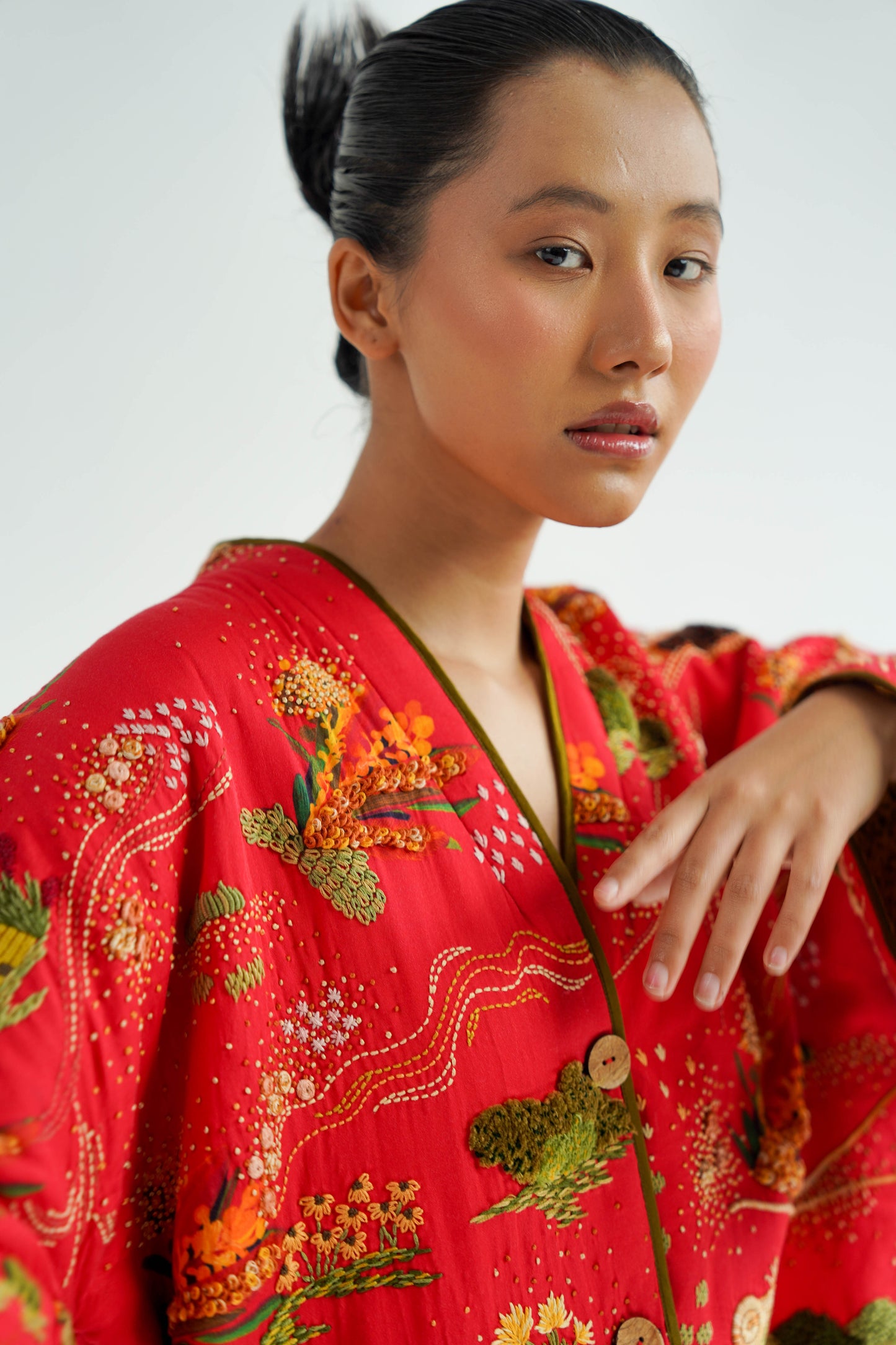 Red Firefly Puffer Jacket Dress