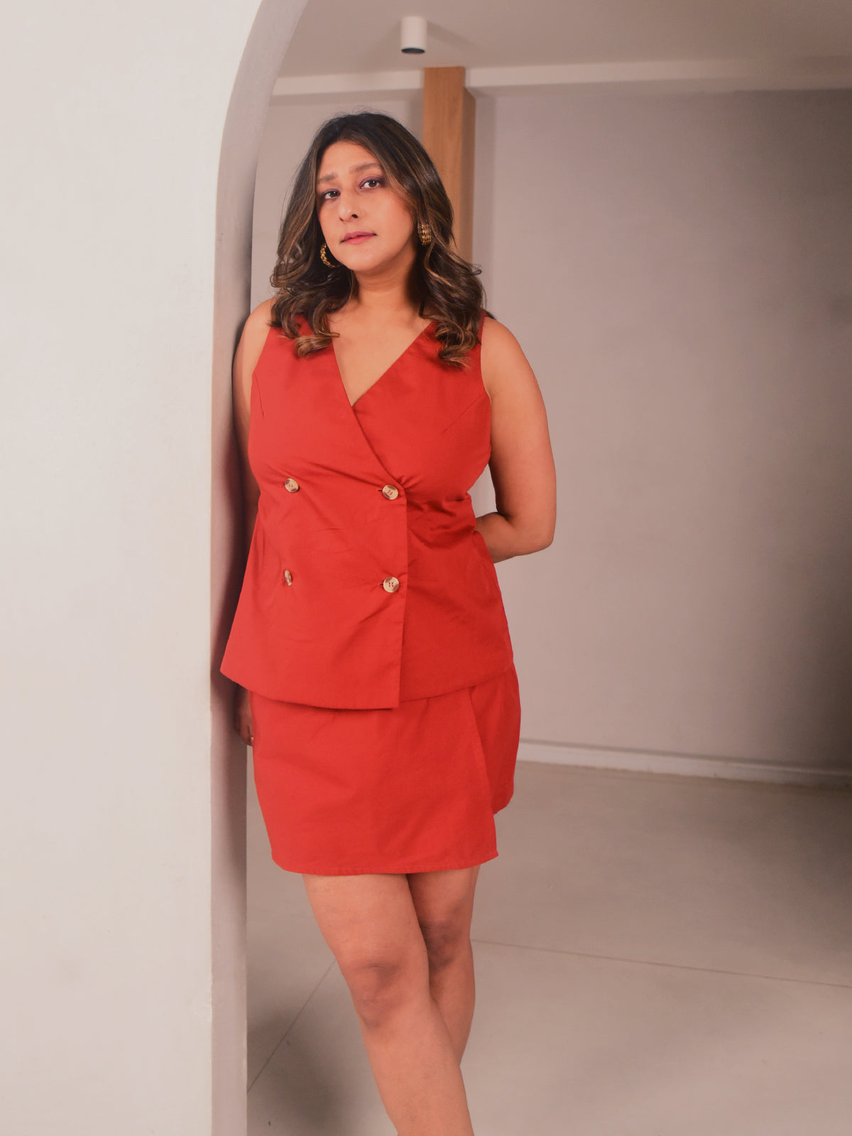 Dee Vest Skort Set
