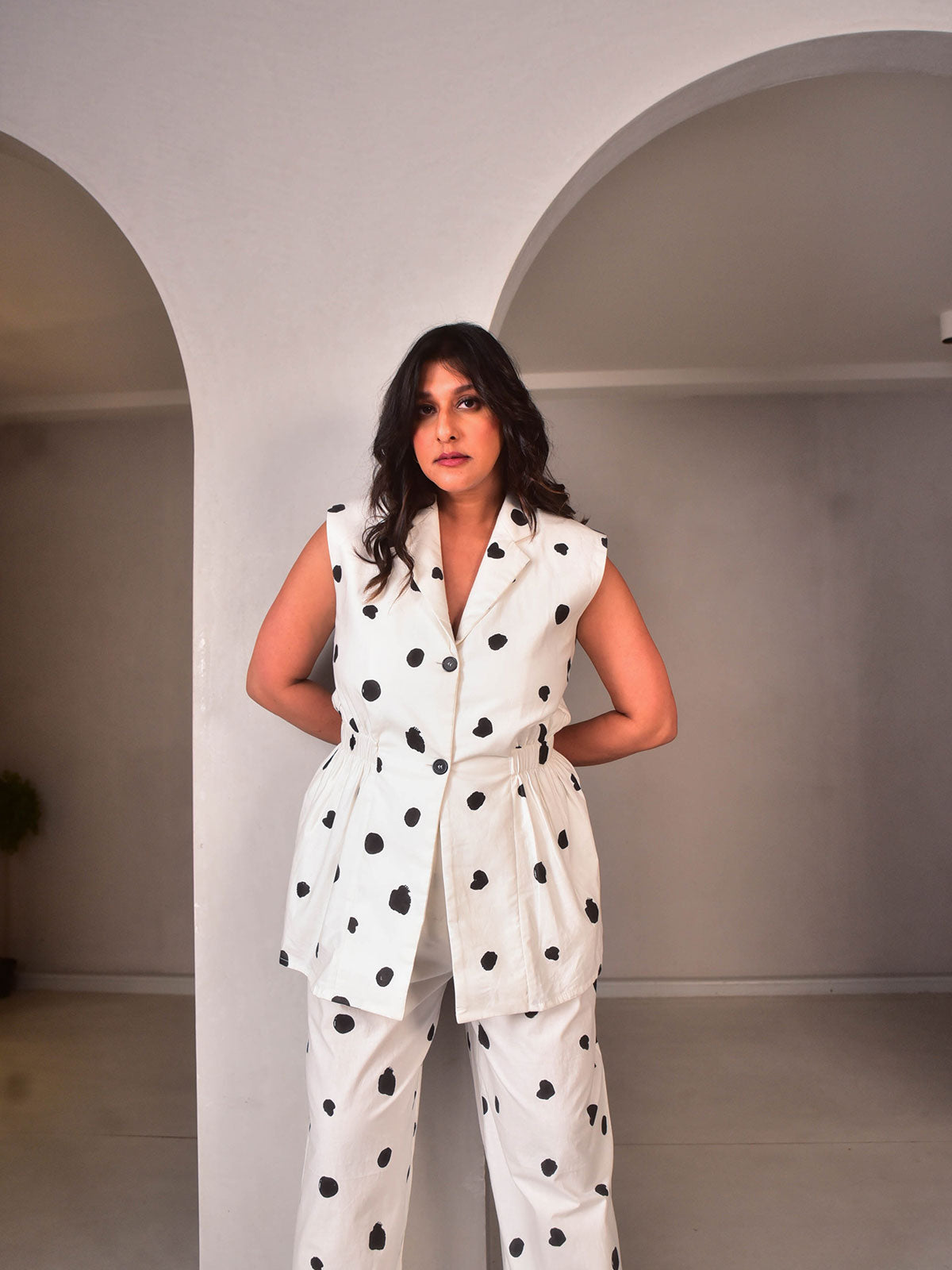 Dottie Vest Pants Set