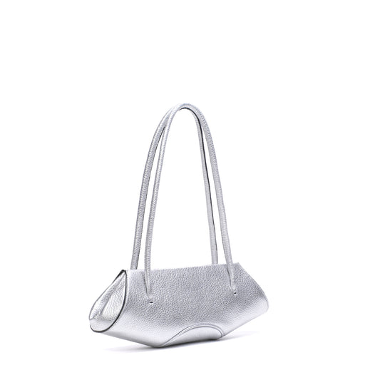 ELIZABETH BAGUETTE MINI METALLIC - SILVER