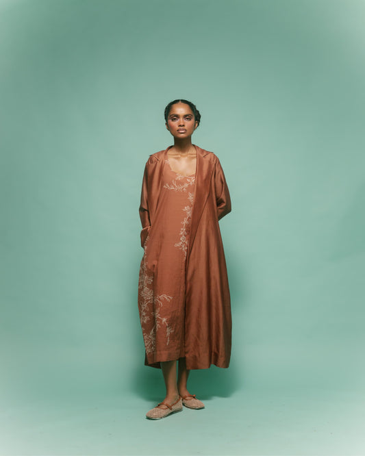 Cattleya Trench Set Brown