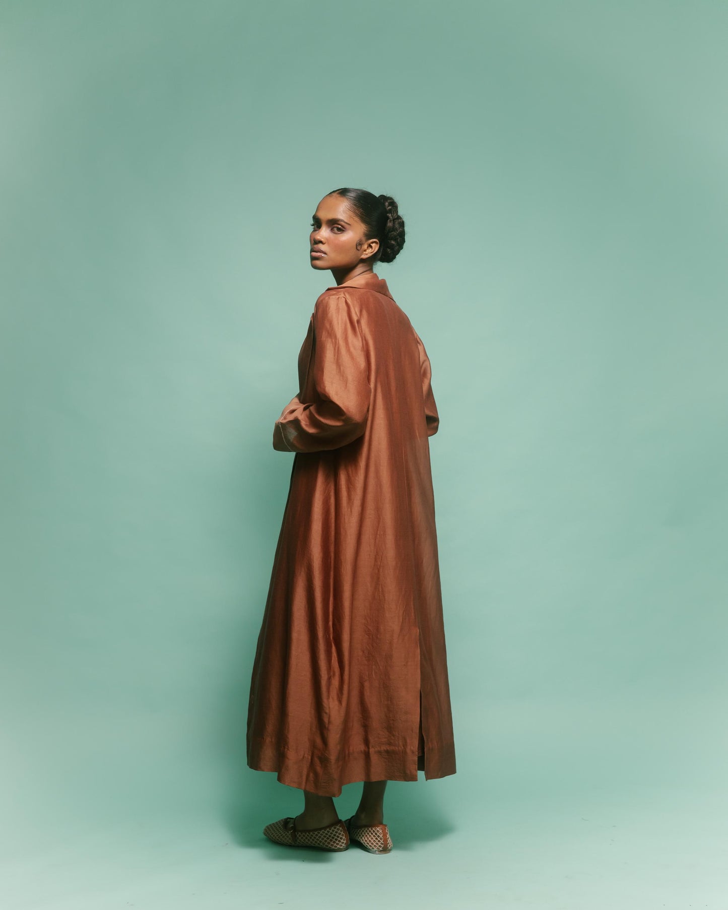 Cattleya Trench Set Brown