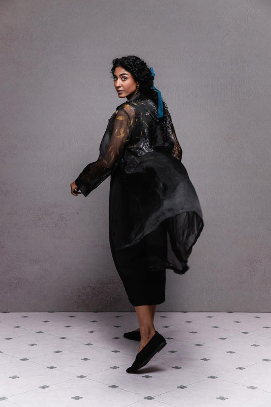 Cattleya Trench In Black Set