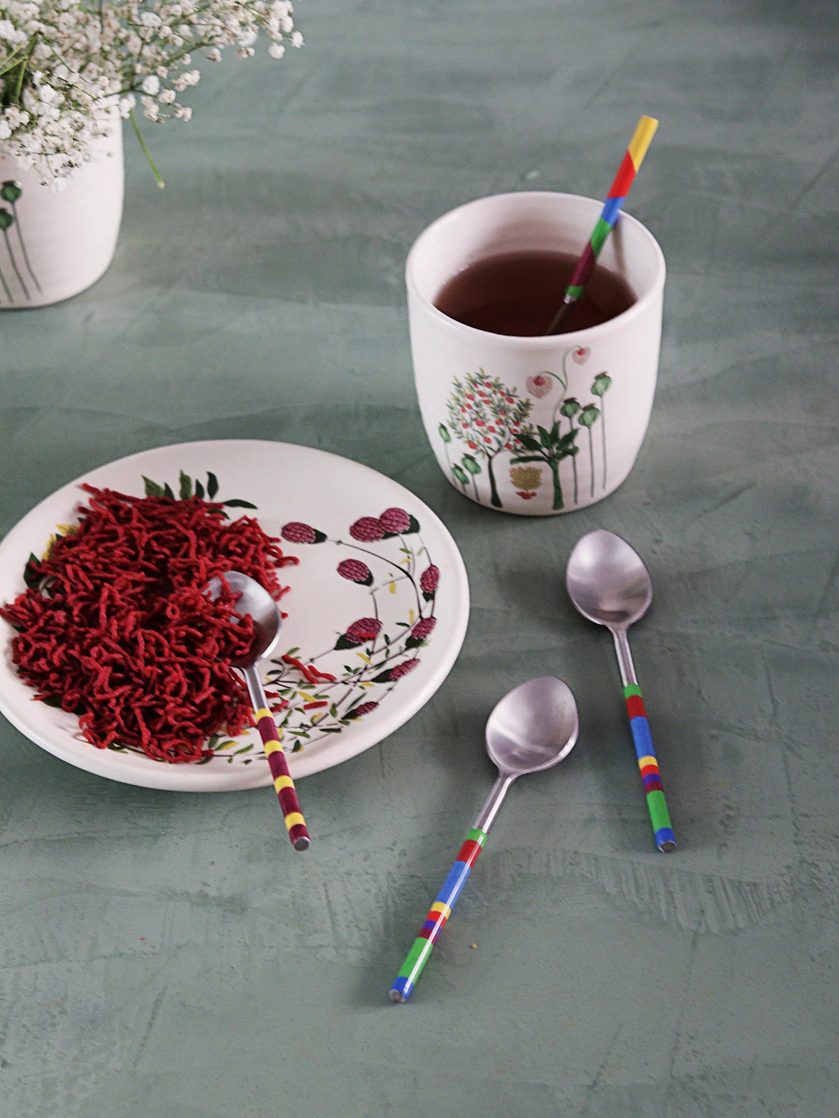 Striped Spoons - Set of 4