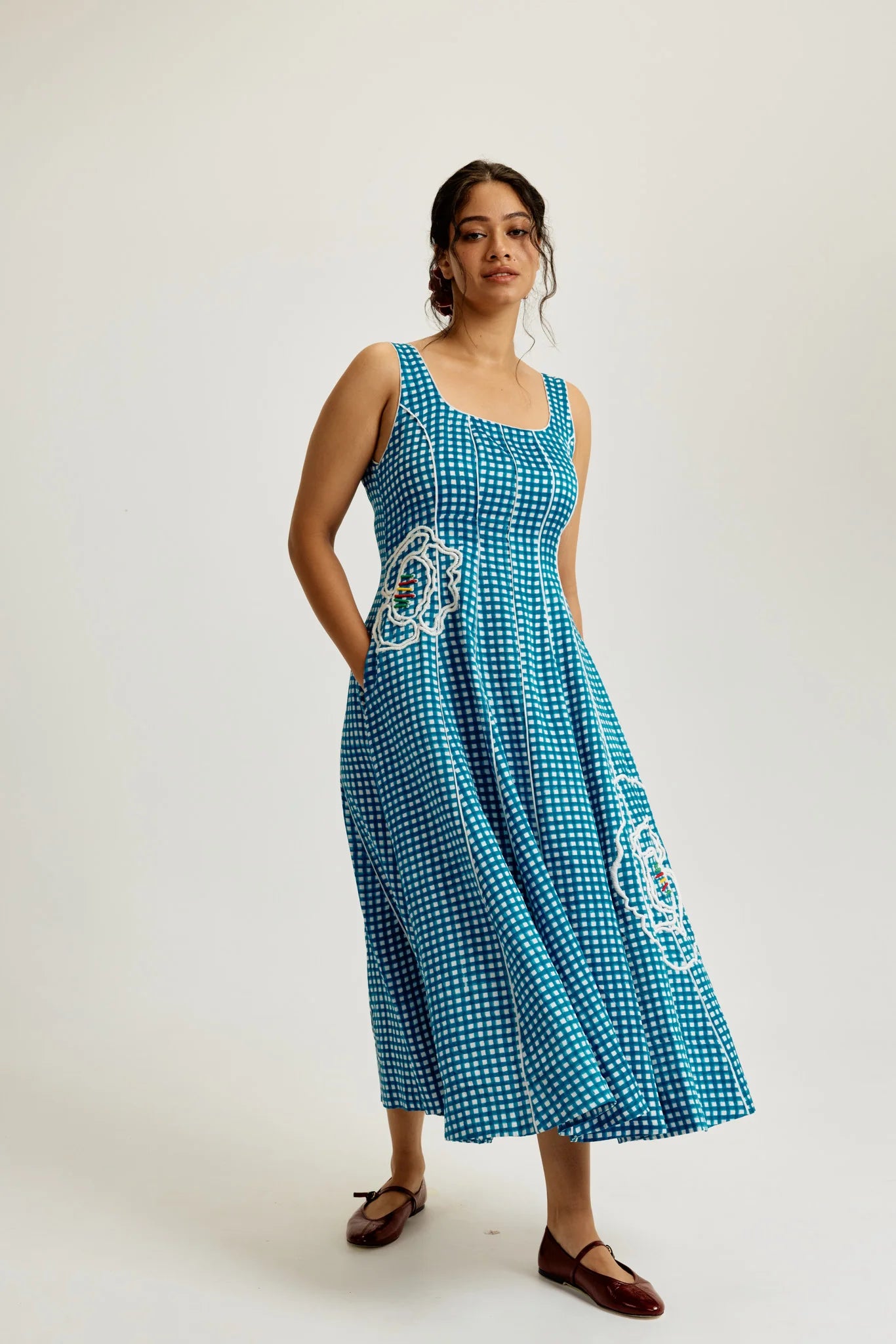 Soro Check Dress
