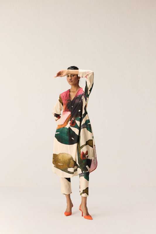Flora Splash Kurta Set