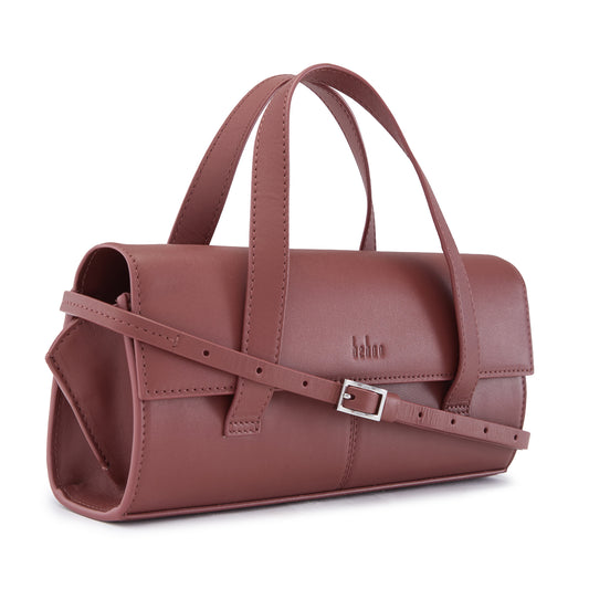 MICHELLE MINI CROSSBODY NAPPA BRICK