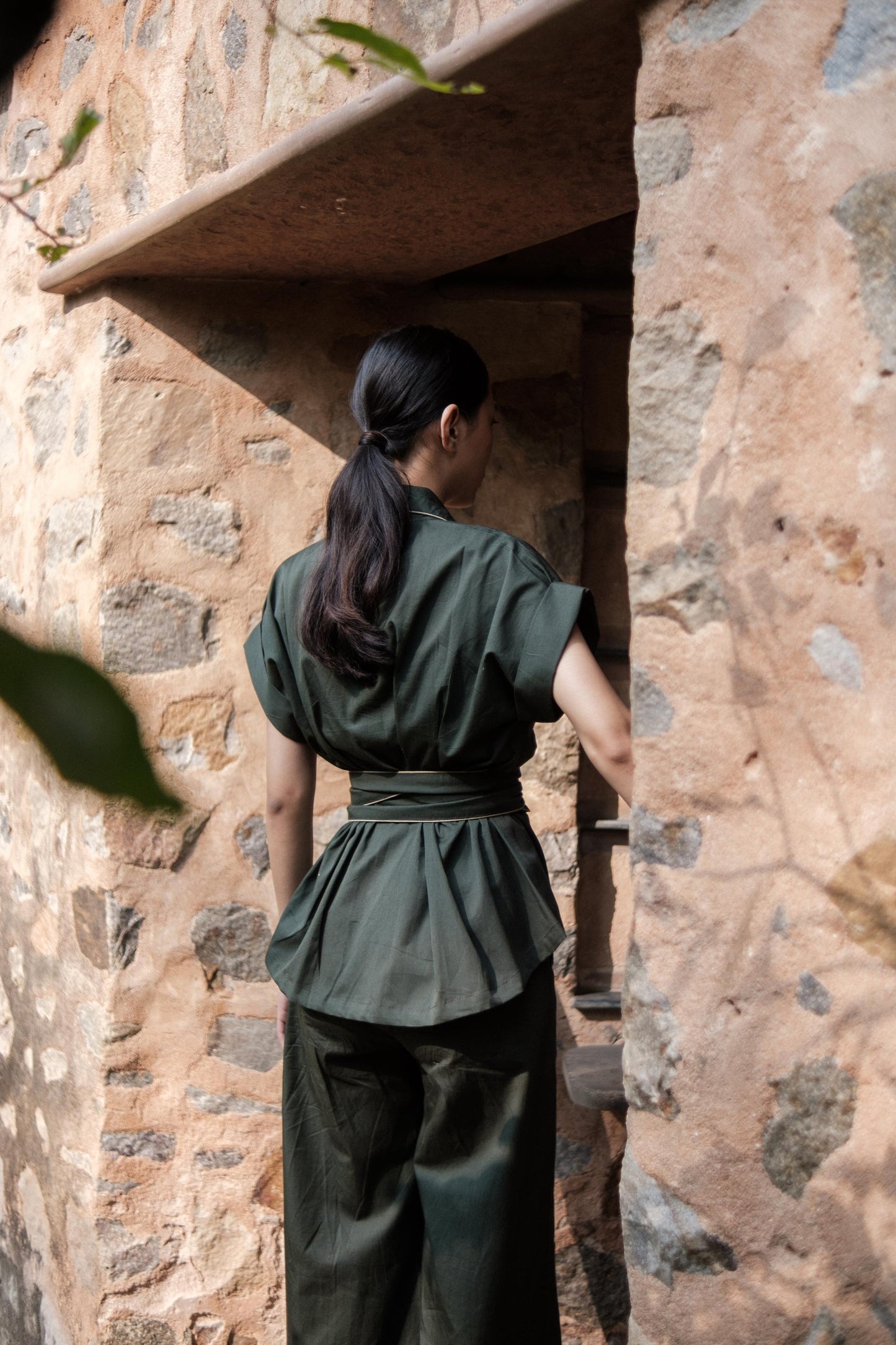 Friday Flared Pants Forest Green