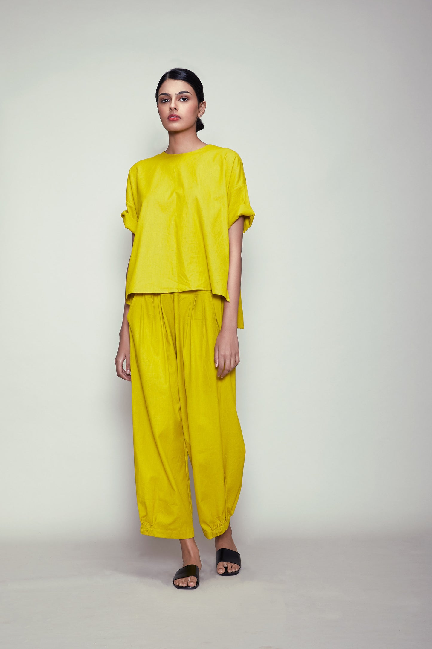 Mati Ekin Crop Top - Yellow
