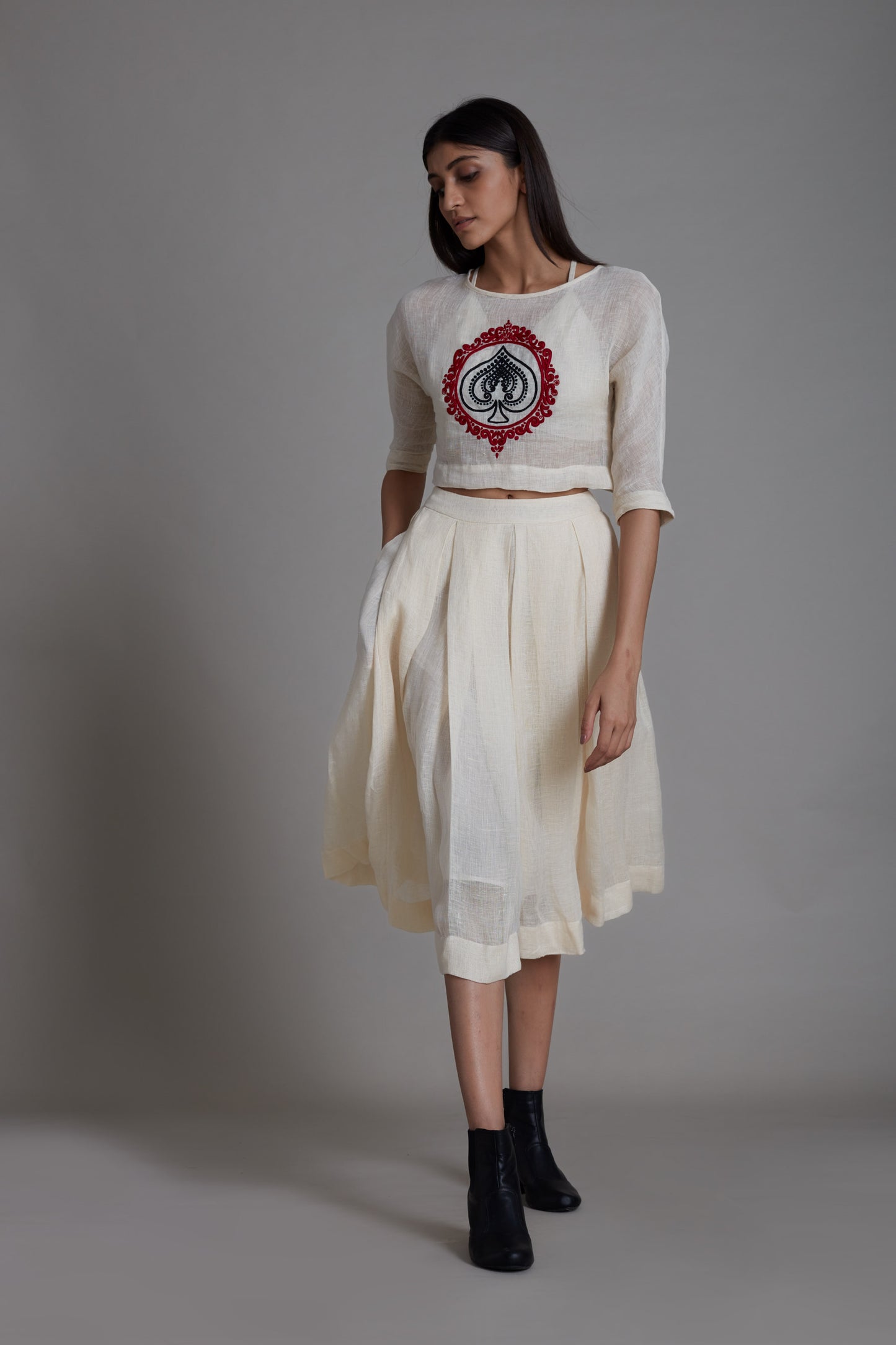 Solo Spade Top-Oatmeal