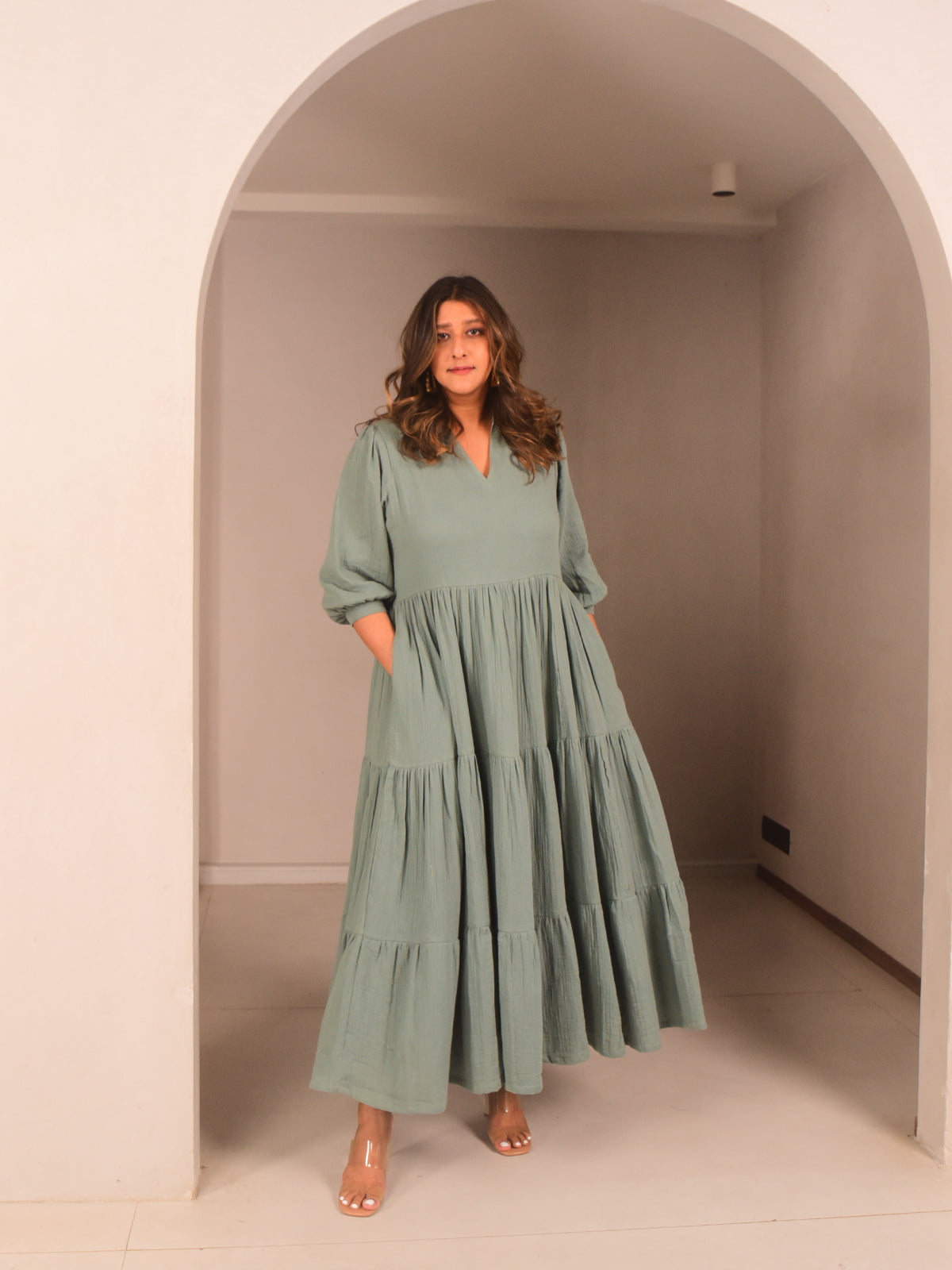 Noa Tiered Dress XS Noa Tiered Dress XS