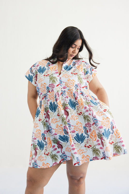 Ocean Heart Organic Cotton Dress