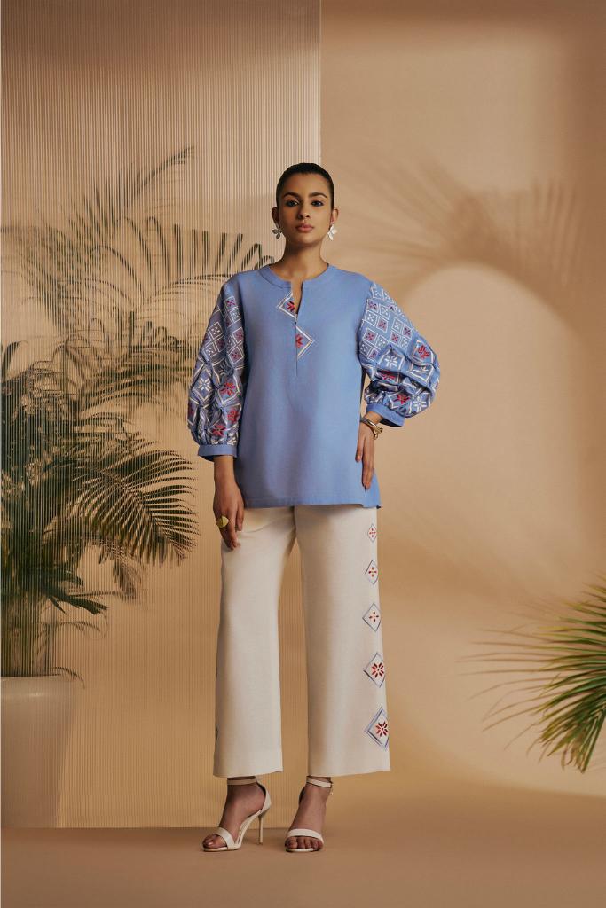 Blue Rainforest Co-ord Set