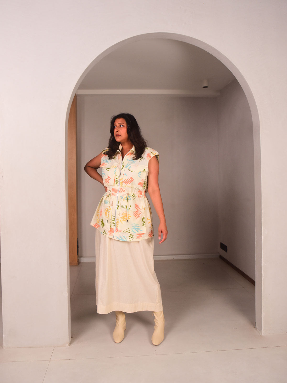 Poppy Sleeveless Jacket