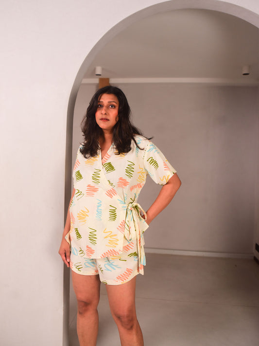 Poppy Wrap Top