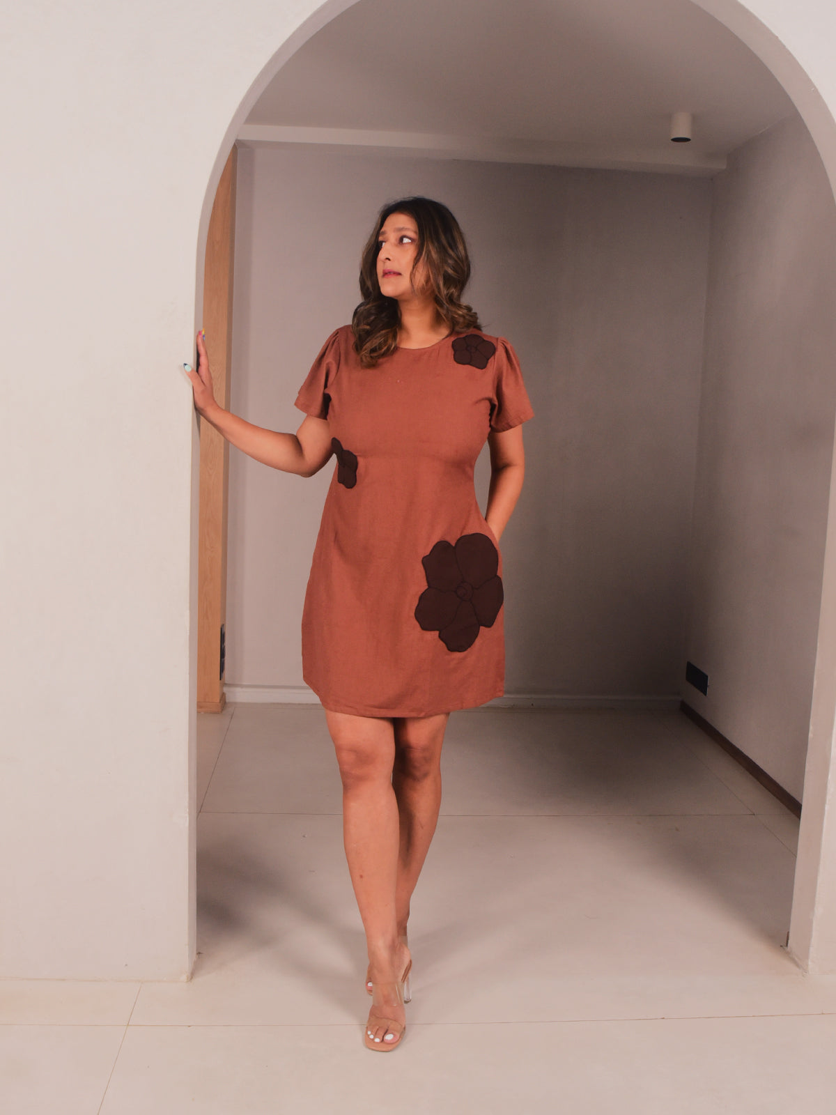 Rae Applique Short Dress