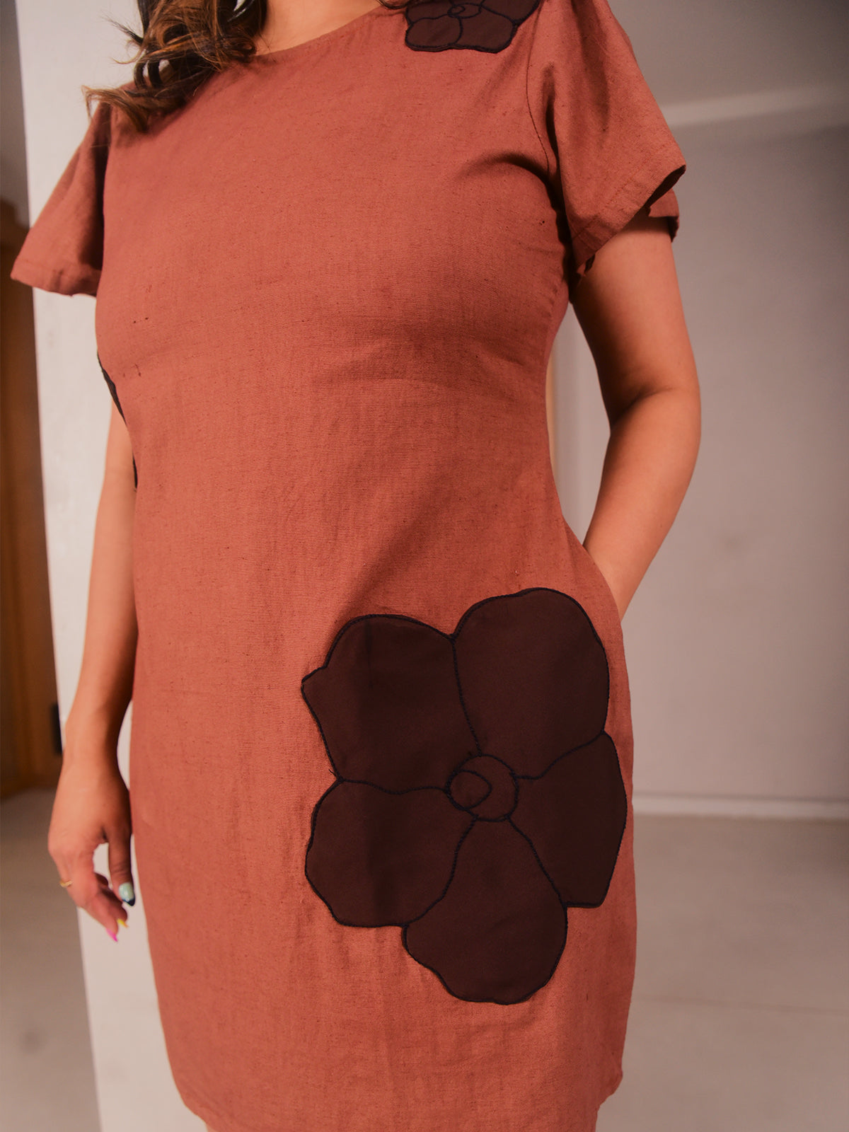 Rae Applique Short Dress