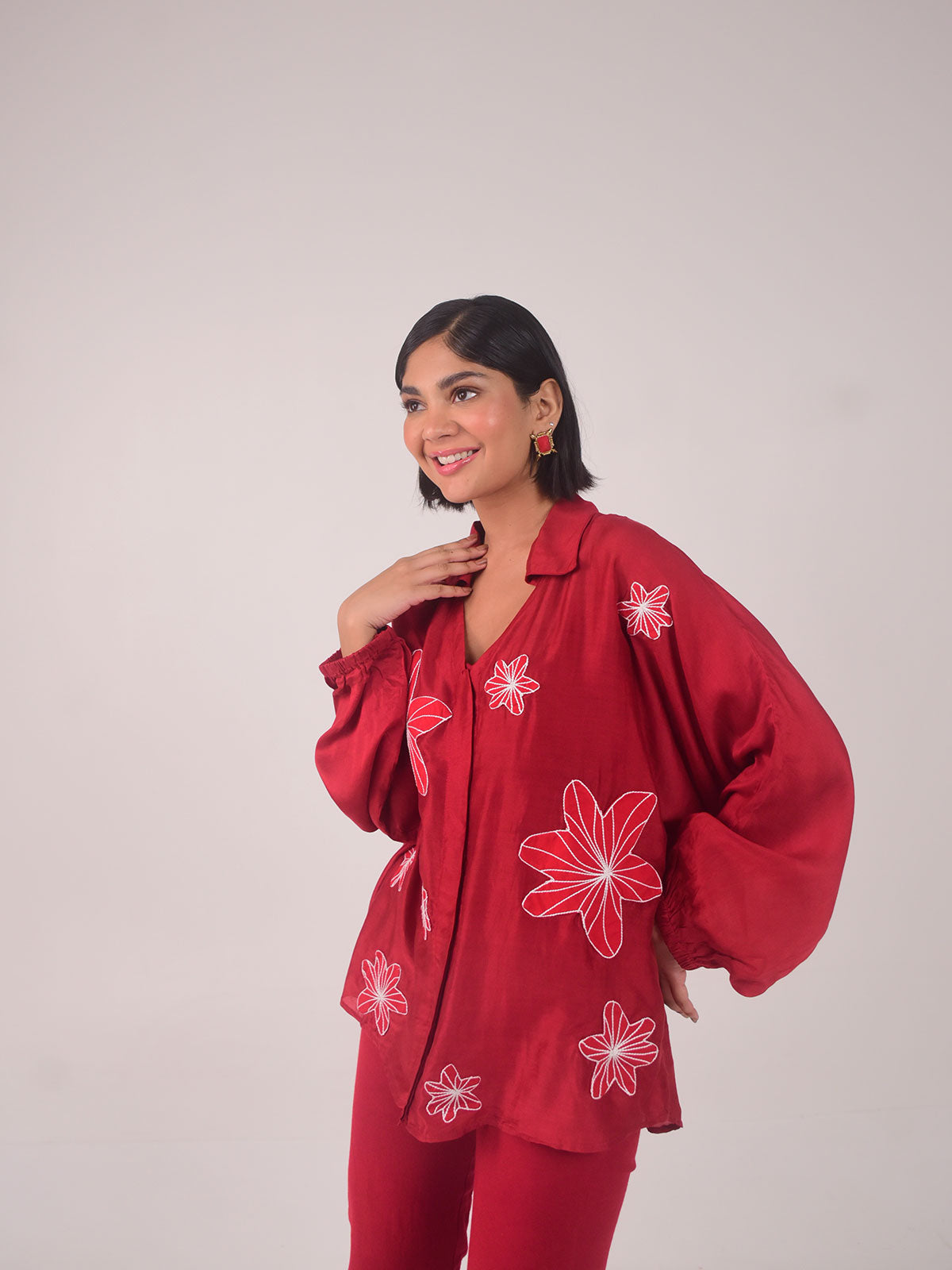 Rue Applique Modal Shirt