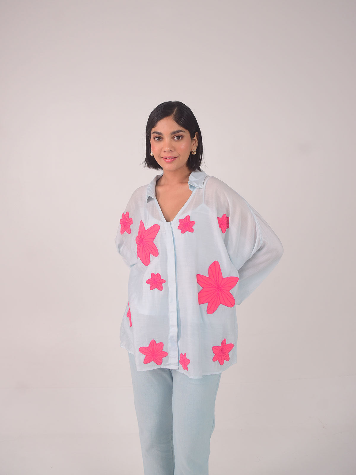 Sadie Applique Modal Shirt