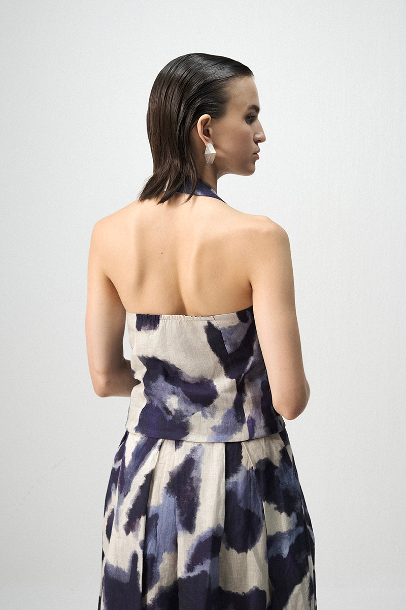 Samburu Halterneck Waitcoat & Skirt Set