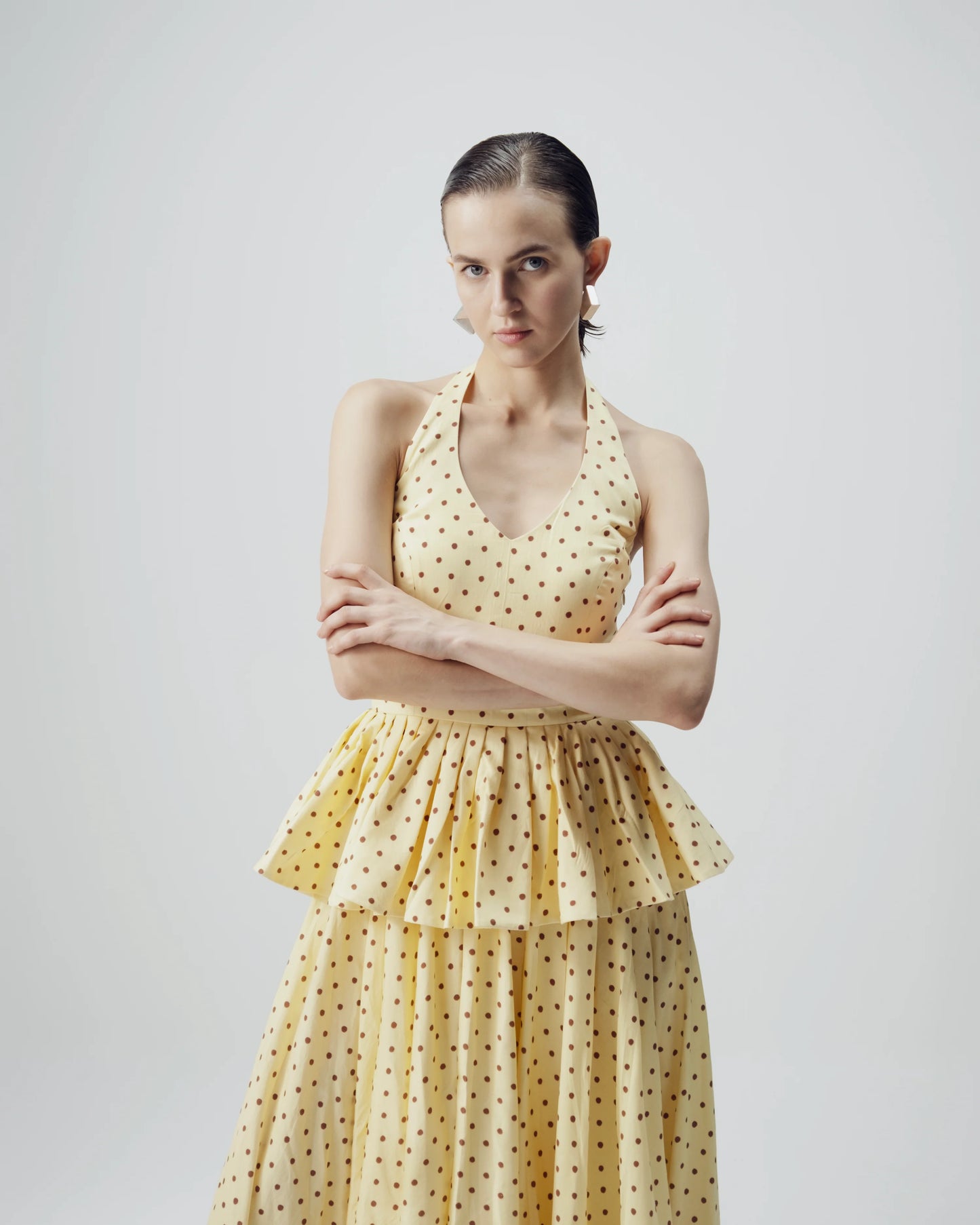 Butter Top And Skirt Set