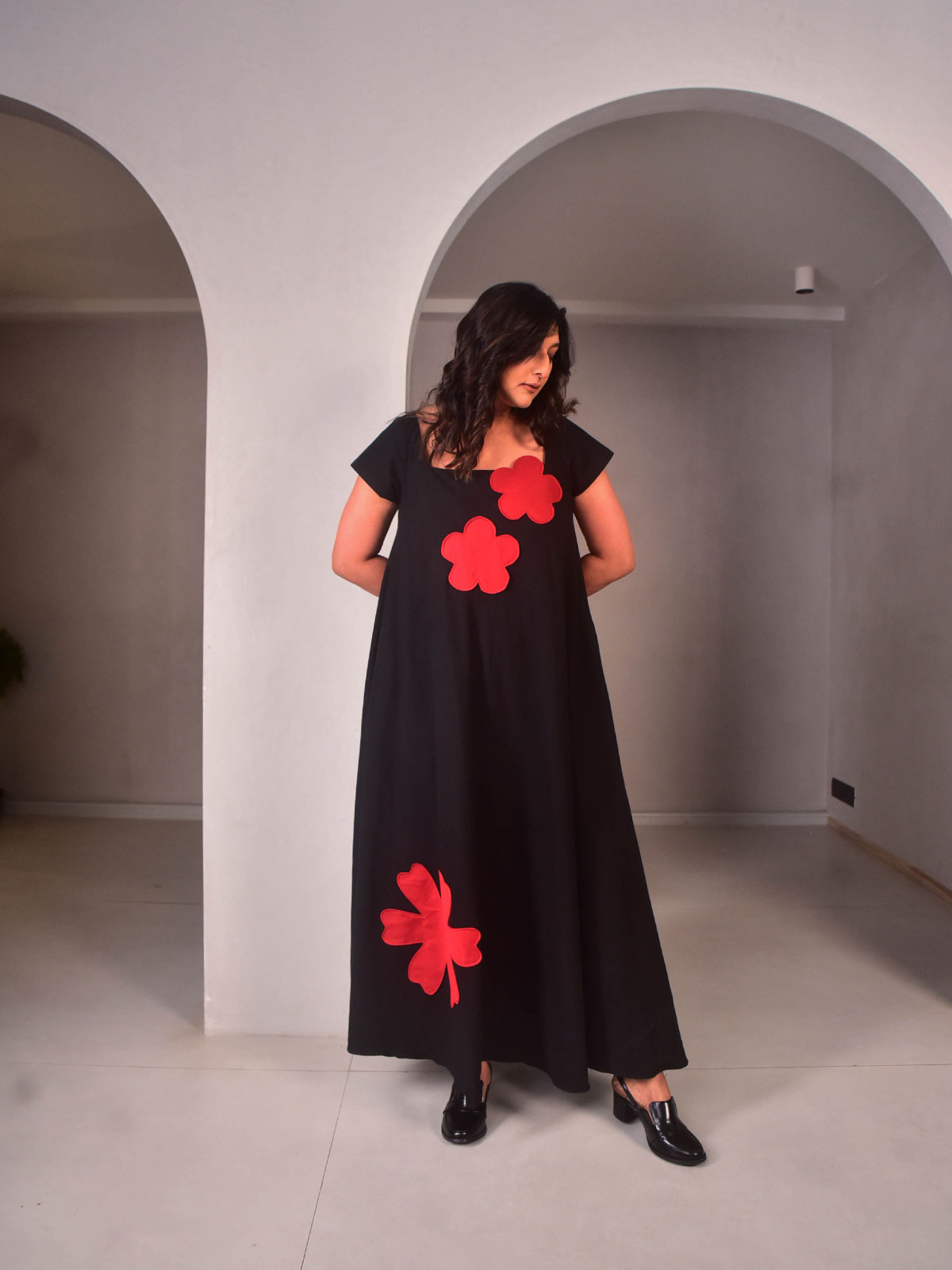 Zoey Dress with Applique