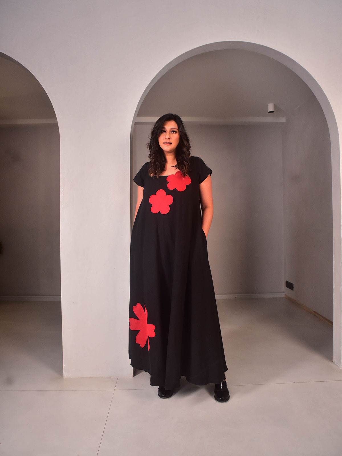 Zoey Dress with Applique