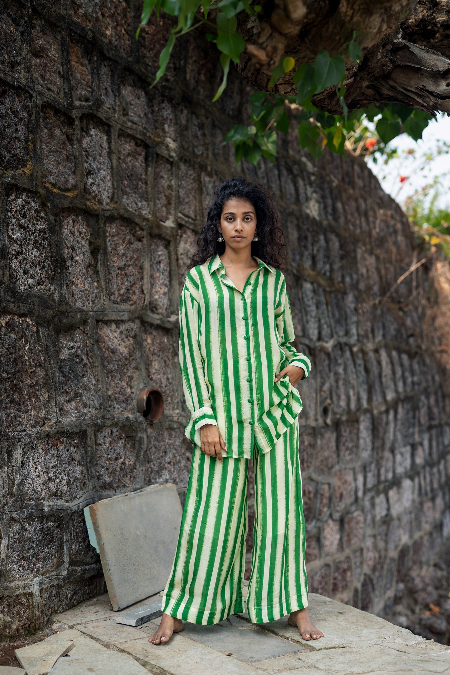 Maira Co-ord Set (Green)