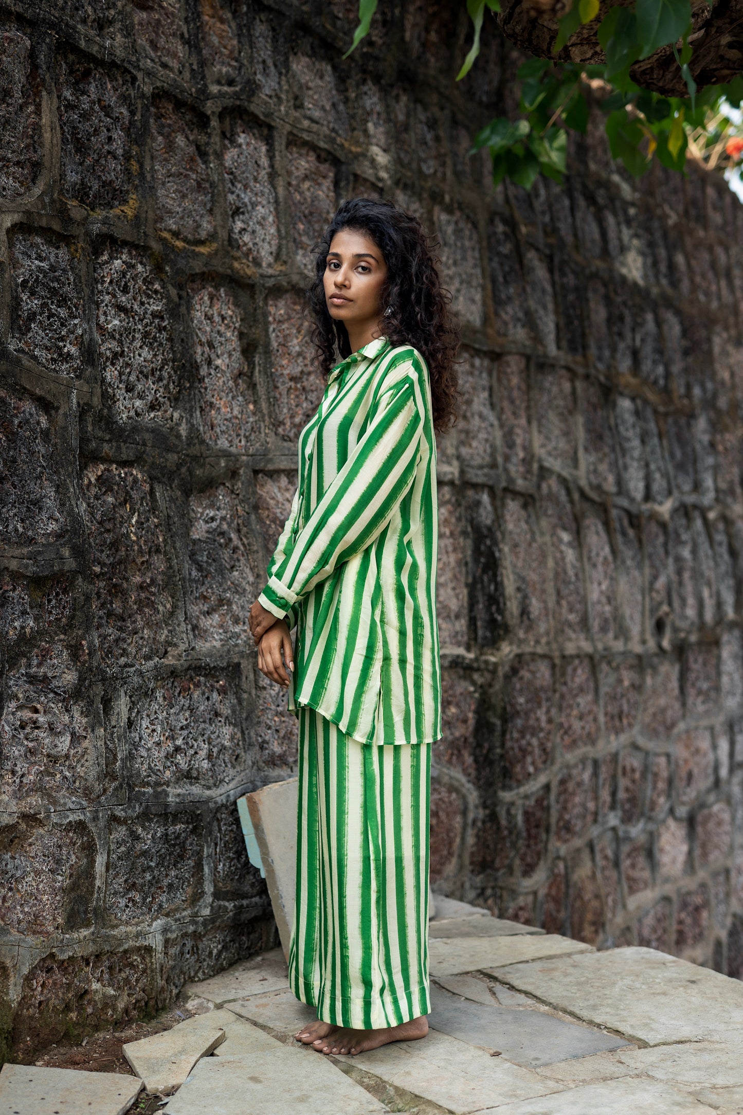 Maira Co-ord Set (Green)