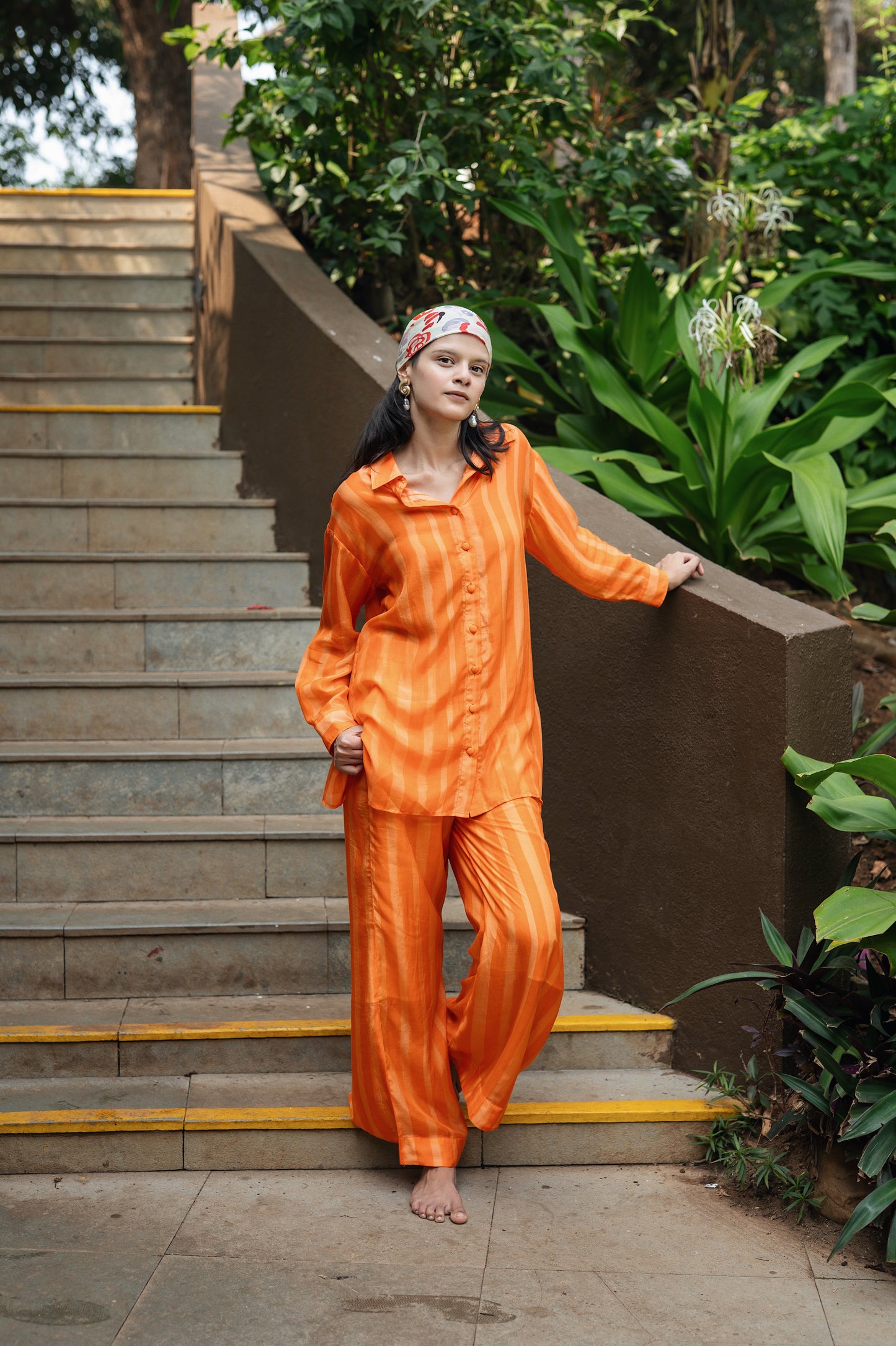 Maira Co-ord Set (Orange)