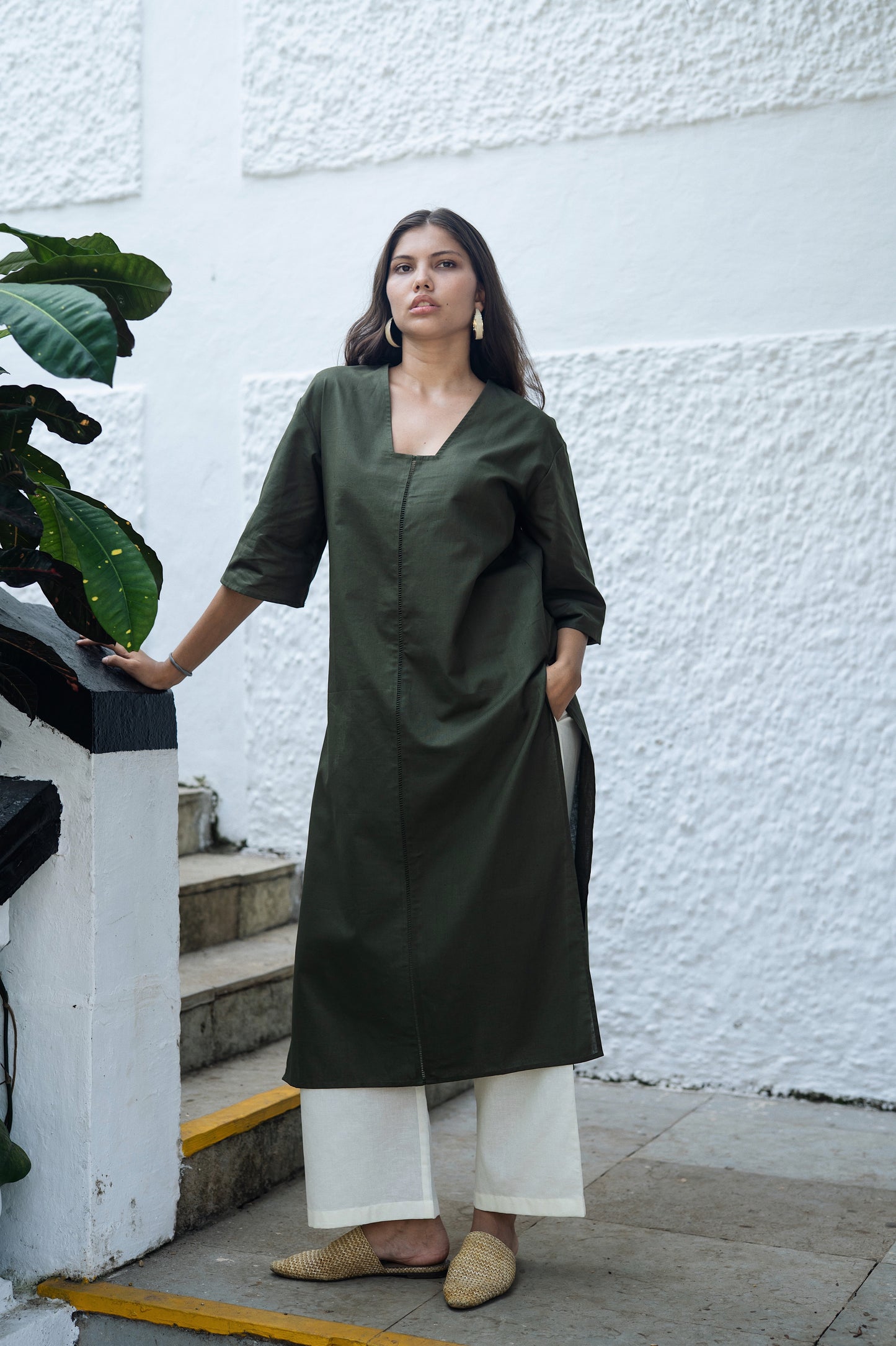 Masu Kurta (Military Green)
