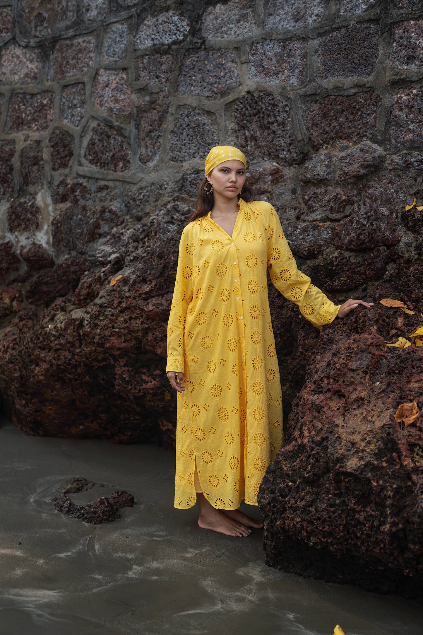 Cosy Dress (Yellow)