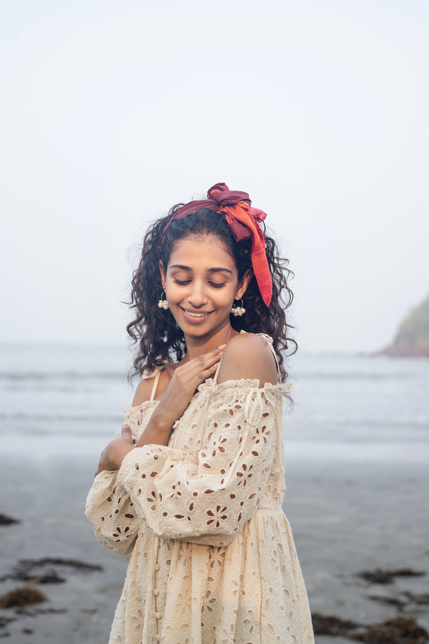 Zoe Dress (Cream White)