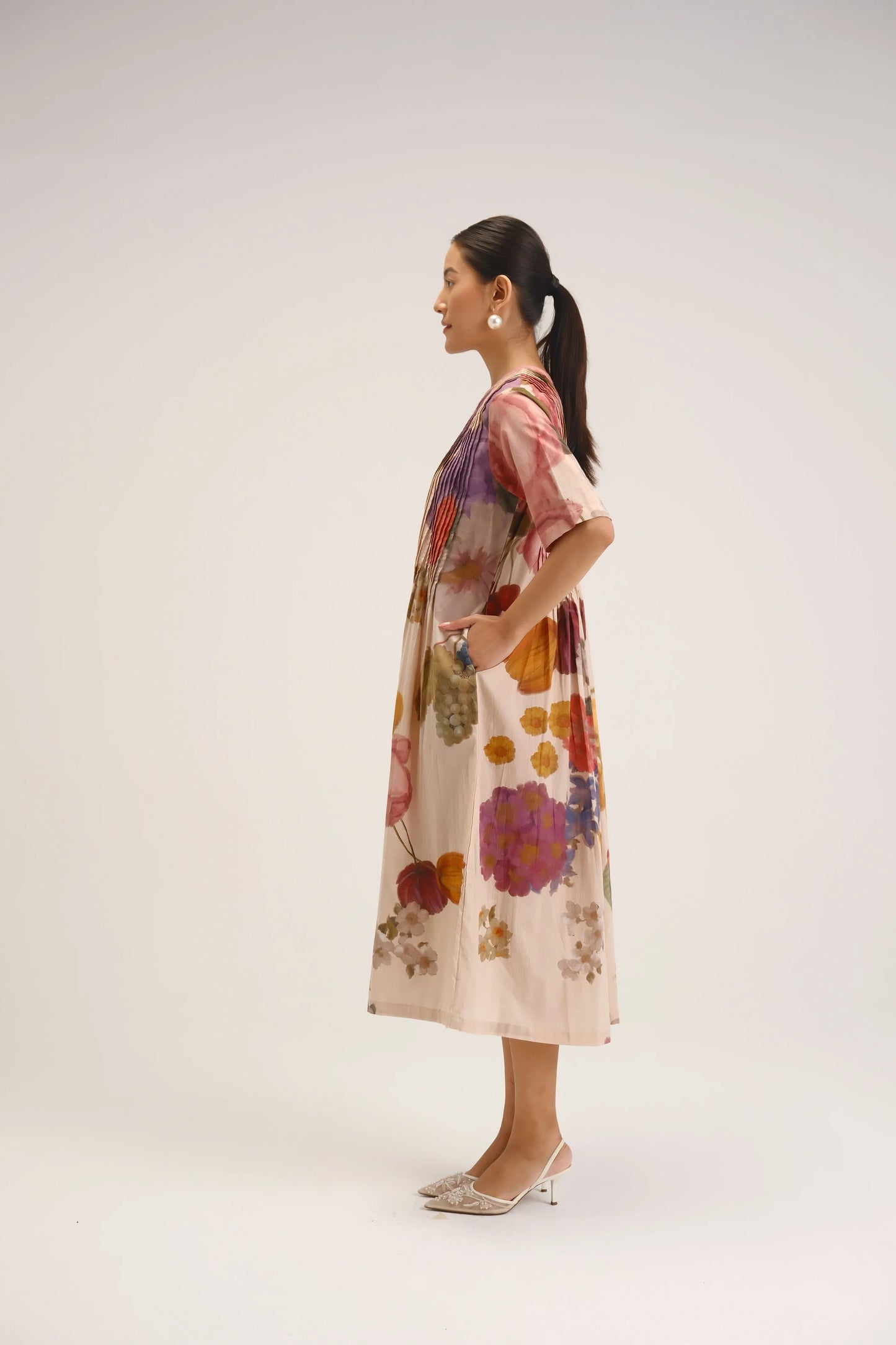 Cherimoya Pinktucks Dress