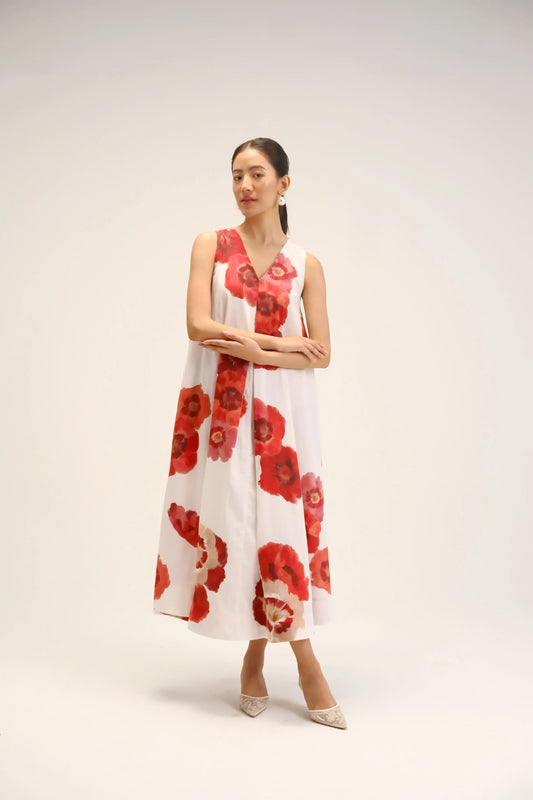 Valentine V - Neck Dress