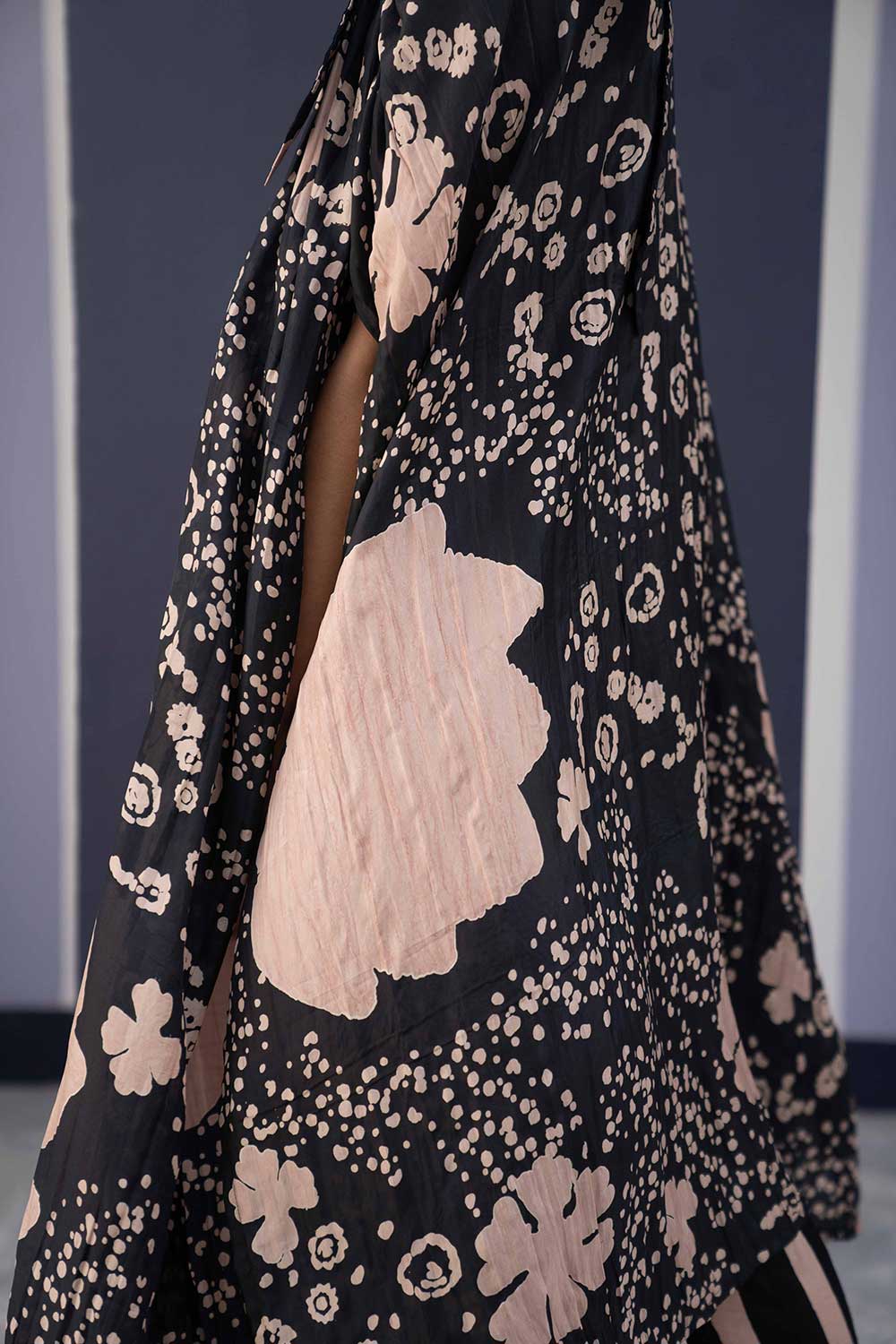 Ophelia Black Kaftan Set