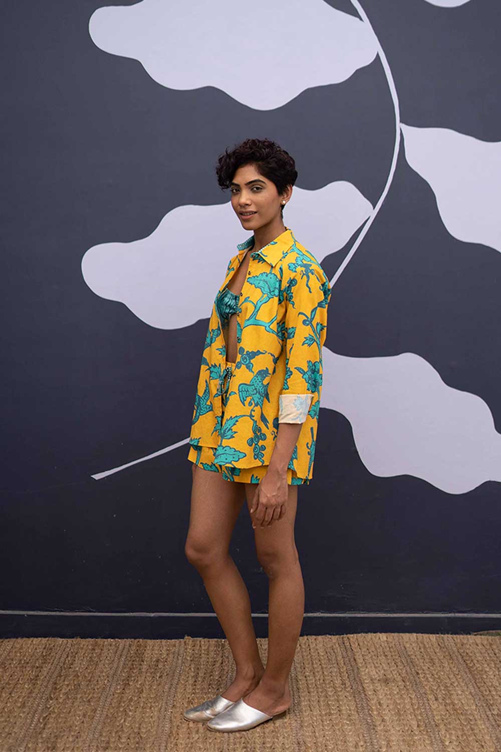 Maui Yellow Co-ord Shirt and Shorts