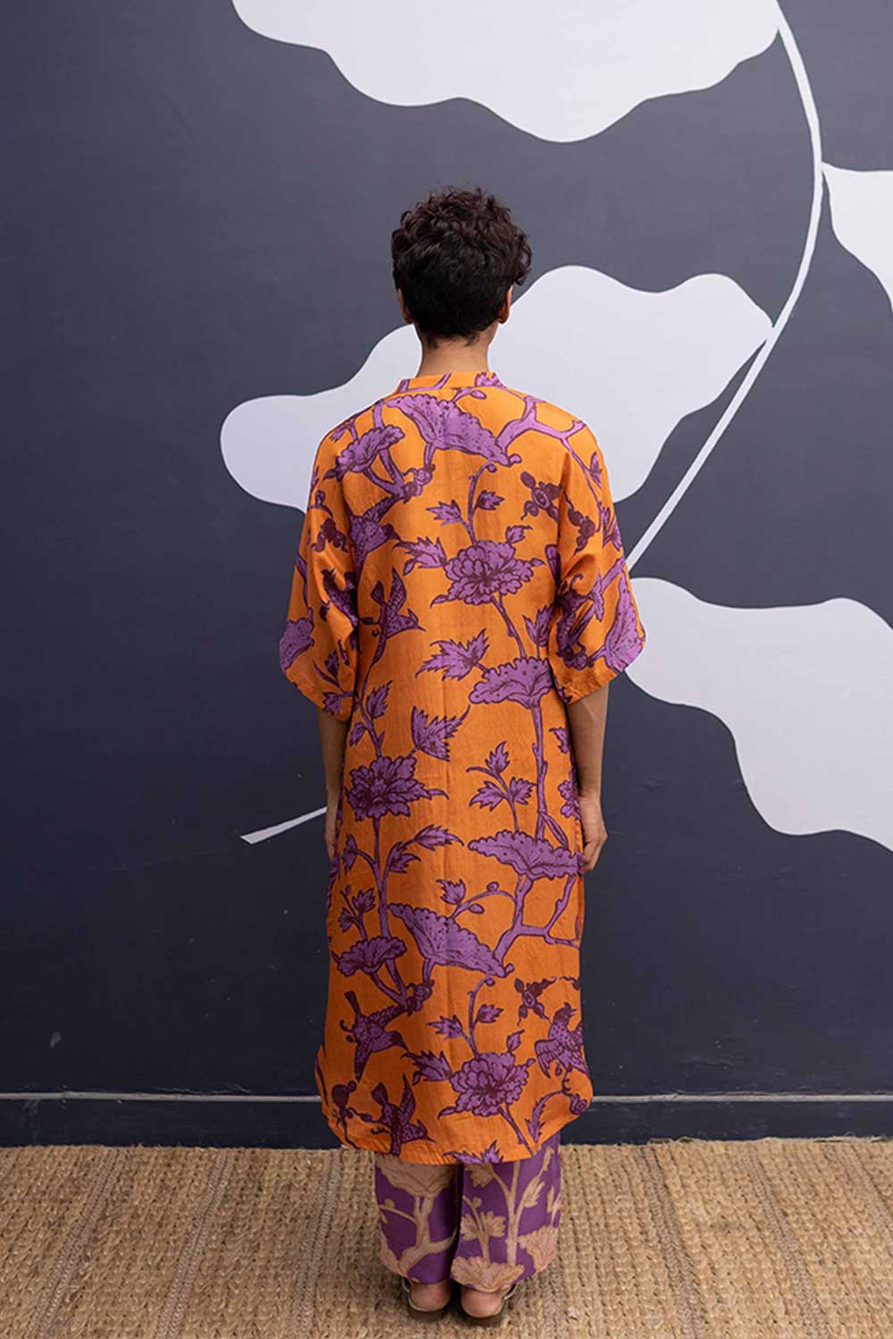 Maui Orange Kurta Set