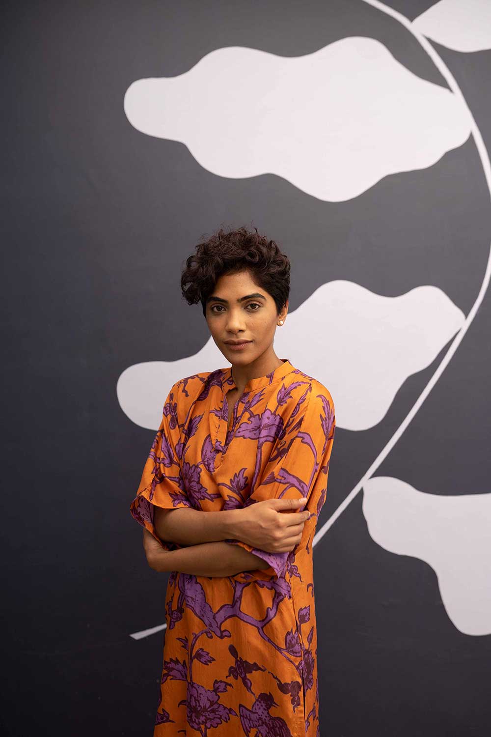 Maui Orange Kurta Set