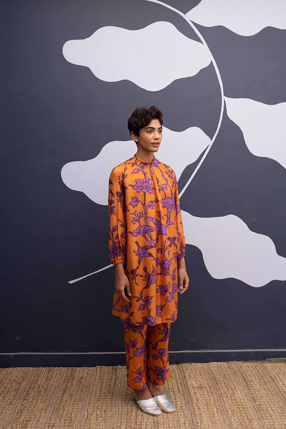 Maui Orange Kurta Set