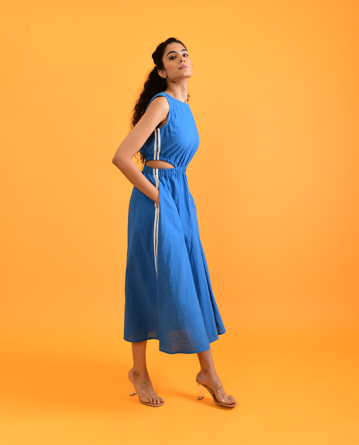 Egyptian Blue Cut Dress